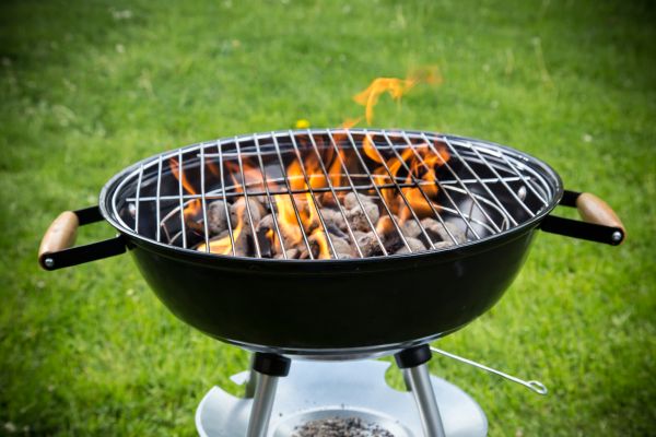Charcoal Grill Assembly in Mechanicsville