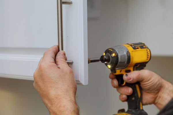 Cabinet Knob Installation in Mechanicsville